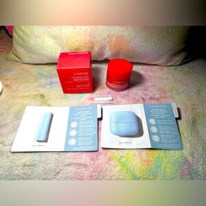 Limited Edition Peppermint Lip Sleeping Mask from Laneige with Two Free Samples